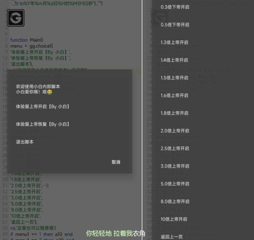 王者荣耀体验服上帝视角/无视版本更新/源码