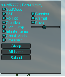 The Fores 森林 透视除雾高跳无限物资作弊v1.0