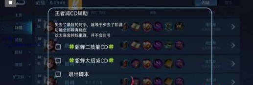 王者荣耀减CD辅助